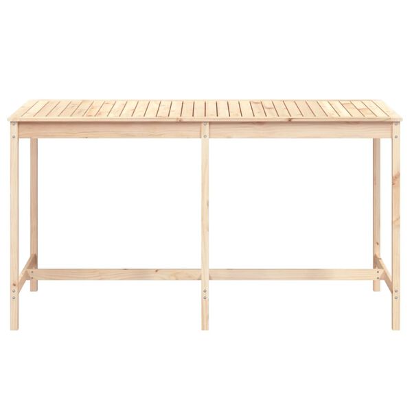 vidaXL Table de jardin 203,5x90x110 cm bois massif de pin