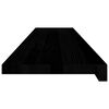 vidaXL Marches d'escalier 4 pcs marron fonc&eacute; 120x25x2 cm ch&ecirc;ne massif