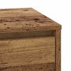 vidaXL Cabinet de chevet avec tiroir Bois ancien 39 x 34,5 x 50 cm
