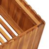 vidaXL Lit sur&eacute;lev&eacute; de jardin 100x100x25 cm Bois massif d'acacia