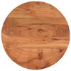 vidaXL Dessus de table &Oslash;60x2,5 cm rond bois massif d'acacia
