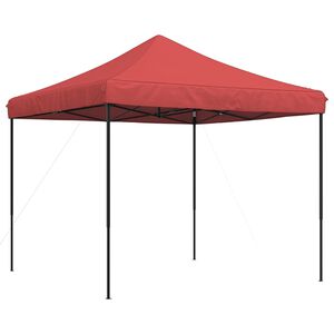 vidaXL Tente de r&eacute;ception pliable escamotable bordeaux 292x292x315 cm