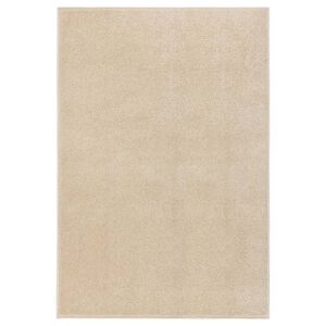 vidaXL Tapis à poils courts 160x230 cm Beige