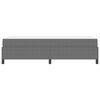 vidaXL Cadre de lit avec matelas Gris clair 100 x 200 cm tissu