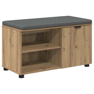 vidaXL Banc d'entr&eacute;e Ch&ecirc;ne Artisanal 80 x 38 x 46 cm