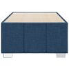 vidaXL Cadre de lit sans matelas bleu 90x200 cm tissu