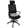 vidaXL Oreiller avec oreiller Gris clair 42 x 37 x 8 cm Coton