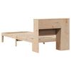 vidaXL Lit biblioth&egrave;que sans matelas 100x200 cm bois massif de pin