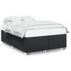 vidaXL Cadre de lit sans matelas noir 140x190 cm similicuir