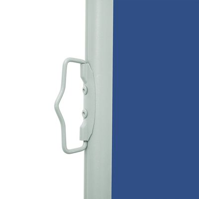 vidaXL Auvent latéral rétractable de patio 100x300 cm Bleu