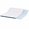 vidaXL Surmatelas Blanc 200 x 200 cm Tissu Jacquard