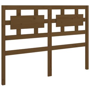 vidaXL T&ecirc;te de lit Marron miel 205,5x4x100 cm Bois massif de pin