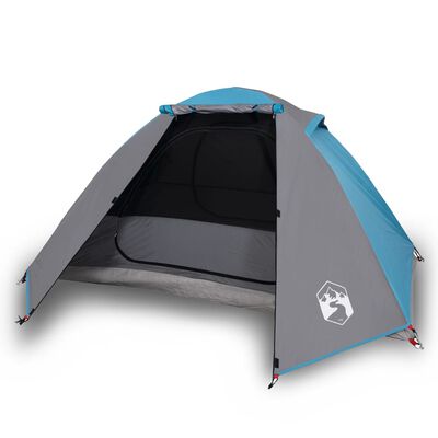 vidaXL Tente de camping à dôme 2 personne bleu imperméable