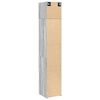 vidaXL Armoire de rangement mince sonoma gris 40x42,5x225 cm