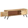 vidaXL Meuble TV 110x30x40 cm Bois massif de manguier