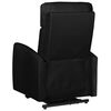 vidaXL Fauteuil de massage Noir Similicuir