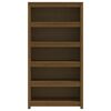 vidaXL Biblioth&egrave;que Marron miel 80x35x154 cm Bois de pin massif