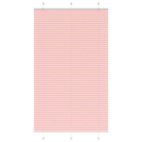 vidaXL Store plissé rose 120x200 cm largeur du tissu 119,4cm polyester