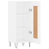 vidaXL Buffet blanc 34,5x34x90 cm bois d'ing&eacute;nierie