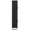 vidaXL Haut Armoire Ch&ecirc;ne noir 34,5 x 34 x 180 cm Bois d'ing&eacute;nierie