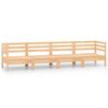 vidaXL Salon de jardin 4 pcs Bois de pin massif