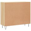 vidaXL Buffet ch&ecirc;ne sonoma 90x34x80 cm bois d'ing&eacute;nierie