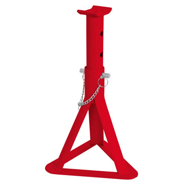 Carpoint Ensemble de support d'essieu 2 pi&egrave;ces 2000 kg Rouge