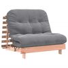 vidaXL Canap&eacute;-lit futon avec matelas 100x206x11 cm bois massif douglas