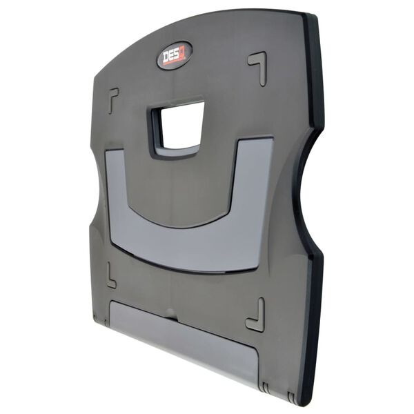 DESQ Support de table pour ordinateur portable 28,5x21x1 cm Noir