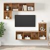 vidaXL Ensemble meuble TV 4 pcs Bois Ancien Bois d'ing&eacute;nierie