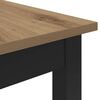 vidaXL Table de salle &agrave; manger / Table de repas Bois d'ing&eacute;nierie