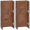vidaXL &Eacute;tag&egrave;re Marron 24 x 13 x 54 cm Bois de Mahogany Massif