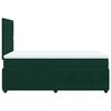 vidaXL Sommier &agrave; lattes de lit avec matelas vert fonc&eacute; 120x190 cm