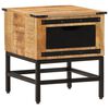 vidaXL Table de chevet 40x40x45 cm bois de manguier massif