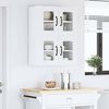 vidaXL Armoire de cuisine 2 pcs Blanc 60 x 31 x 40 cm