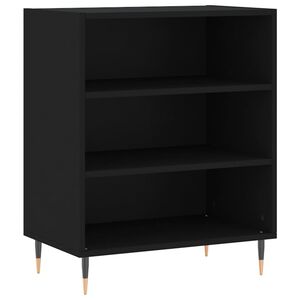 vidaXL Buffet noir 57x35x70 cm bois d&rsquo;ing&eacute;nierie