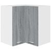 vidaXL Armoire d'angle suspendue Lyon gris Sonoma 57x57x60 cm