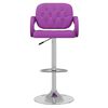 vidaXL Tabourets de bar lot de 2 violet similicuir