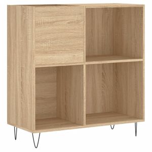 vidaXL Armoire &agrave; disques ch&ecirc;ne sonoma 84,5x38x89 cm bois d'ing&eacute;nierie