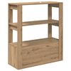 vidaXL Buffet ch&ecirc;ne artisanal 30 x 80 x 90 cm Bois d'ing&eacute;nierie