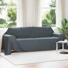 vidaXL Jet&eacute; Gris fonc&eacute; 350 x 270 cm Toison