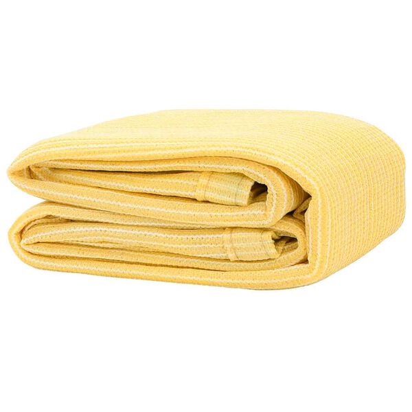 vidaXL Tapis de tente beige 250x250 cm PEHD