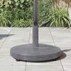 vidaXL Pied de parasol Aspect Bois Gris Foncé 48 x 48 x 32 cm