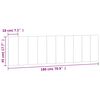 vidaXL Coussin de t&ecirc;te de lit Hanko vert fonc&eacute; 180 cm velours