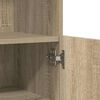 vidaXL Buffet ch&ecirc;ne sonoma 81x37x100 cm bois d'ing&eacute;nierie