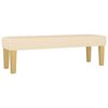vidaXL Banc Cr&egrave;me 100x30x30 cm Tissu