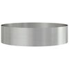 vidaXL Anneau de jardini&egrave;re Argent&eacute; 80 x 80 x 20 cm Acier inoxydable