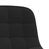 vidaXL Chaise pivotante de salle &agrave; manger Noir Velours