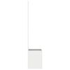 vidaXL &Eacute;cran de confidentialit&eacute; de jardin Floral Blanc 32 x 140 cm