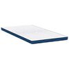 vidaXL Surmatelas Blanc 90 x 200 cm Tissu jacquard